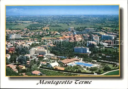 Montegrotto Terme Veduta aerea Hotel Terme Petrarca Kat. 