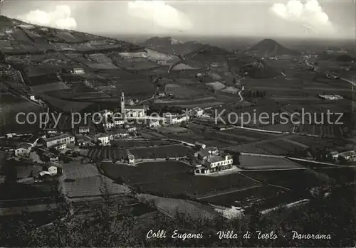 Colli Euganei Villa di Teolo Panorama Kat. Italien