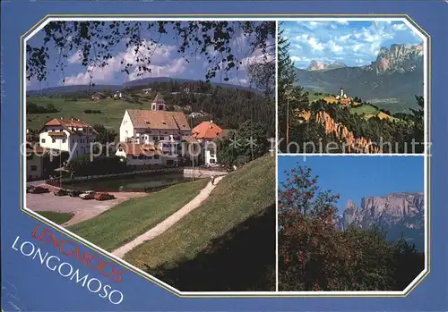 Renon Ritten Longomoso Alto Adige Monte Mezzo piramidi Sciliar Kat. Renon Ritten Suedtirol