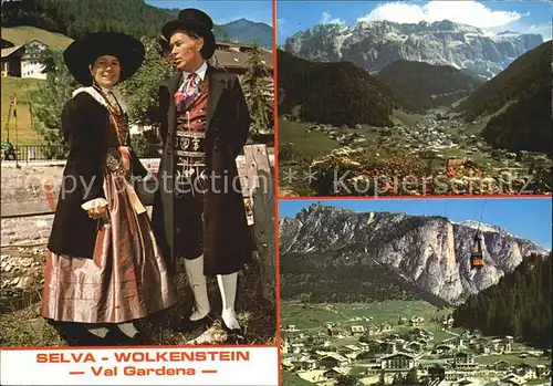 Selva Val Gardena Tirol Wolkenstein Tracht Kat. Wolkenstein Groeden