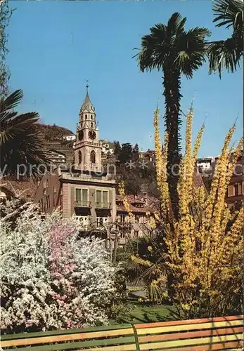 Meran Merano Kurpromenade mit Pfarrkirche