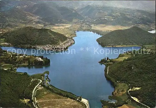 Terni Lago di Piediluco veduta panoramica aerea Kat. Terni