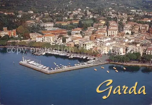 Garda Hafen Gardasee Fliegeraufnahme Kat. Lago di Garda 