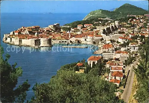 Dubrovnik Ragusa Panorama Kat. Dubrovnik