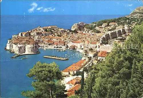 Dubrovnik Ragusa Panorama Kat. Dubrovnik