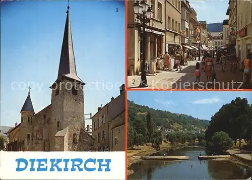 Diekirch Eglise Saint Laurent Grand rue La Sure  Kat. Diekirch