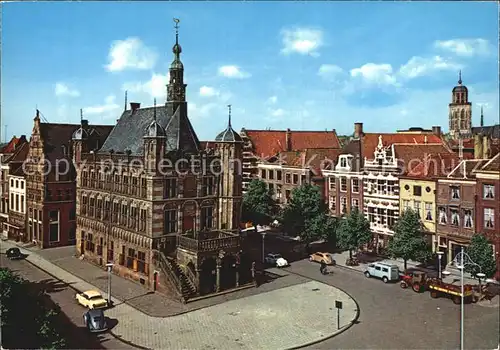 Deventer Brink met Waaggebouw Kat. Deventer