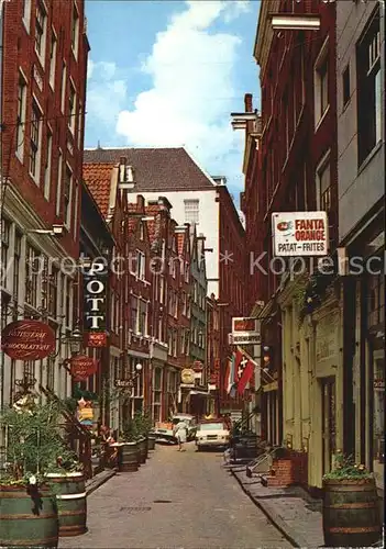 Amsterdam Niederlande Voetboogstraat Kat. Amsterdam