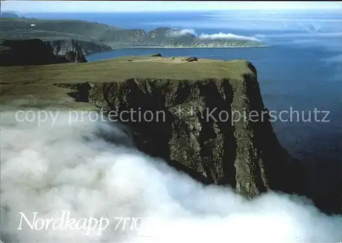 Nordkapp Nebelbank Panorama