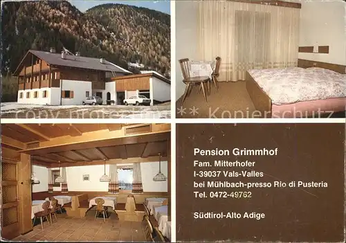 Vals Tirol Pension Grimmhof