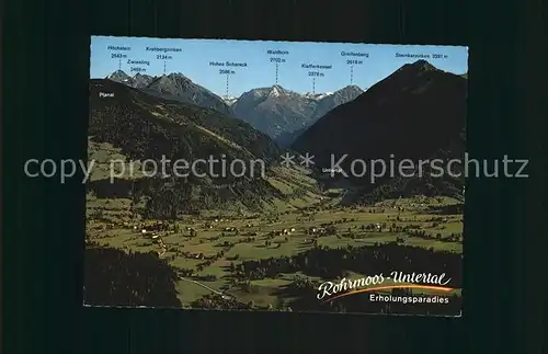 Rohrmoos Schladming Panorama Blick ins Untertal Alpen Fliegeraufnahme Kat. Schladming