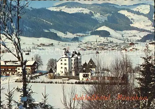 Kitzbuehel Tirol Schlosshotel Muenichau Winter Kat. Kitzbuehel