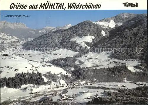 Wildschoenau Tirol Muehltal Kaisergebirge / Kufstein /Tiroler Unterland