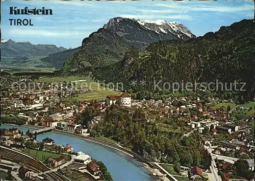 Kufstein Tirol Alpenstadt Festung Luftaufnahme Kat. Kufstein
