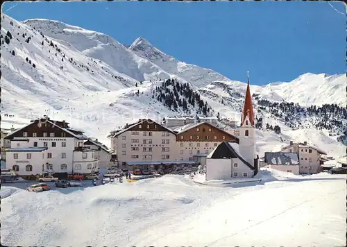 Obergurgl Soelden Tirol mit Gaisberg und Hohe Mut Sesselbahn Kat. Soelden oetztal