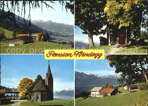 Tulfes Tirol Pension Windegg Kirche Gesamtansicht Gedenkstaette Kat. Tulfes