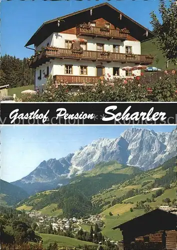 Muehlbach Hochkoenig Gasthof Pension Scharler Kat. Muehlbach am Hochkoenig