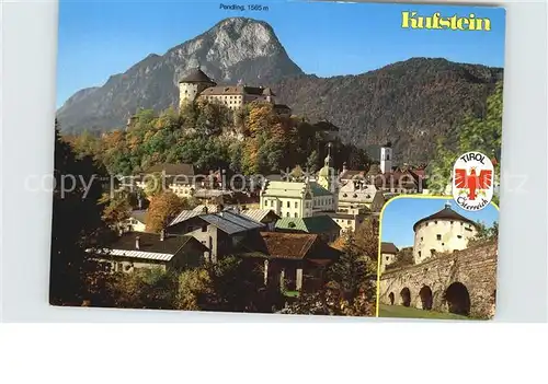 Kufstein Tirol mit Festung Geroldseck Heimatmuseum Heidenorgel Kat. Kufstein