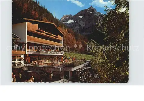 Hinterriss Tirol Gasthaus Eng und Cafe am Grossen Ahornboden Kat. Vomp