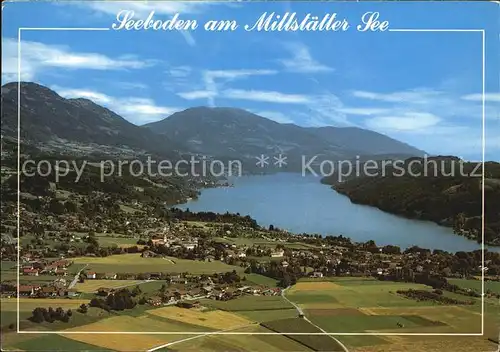 Seeboden Kaernten Fliegeraufnahme Kat. Seeboden Millstaettersee