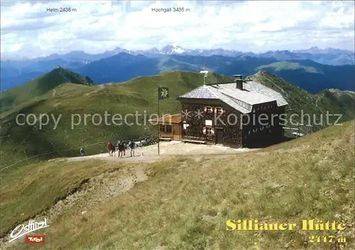Sillian Tirol Sillianer Huette Hochgruben Karnische Alpen Kat. Sillian Osttirol