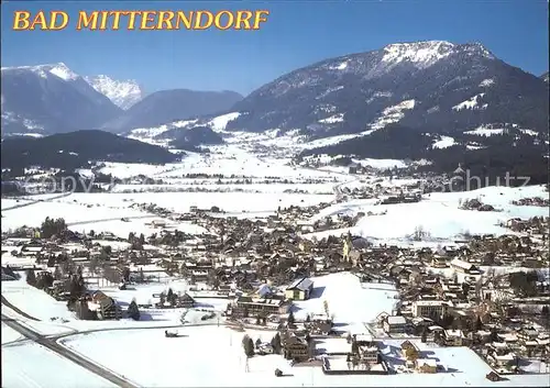 Bad Mitterndorf Fliegeraufnahme Kat. Bad Mitterndorf Salzkammergut