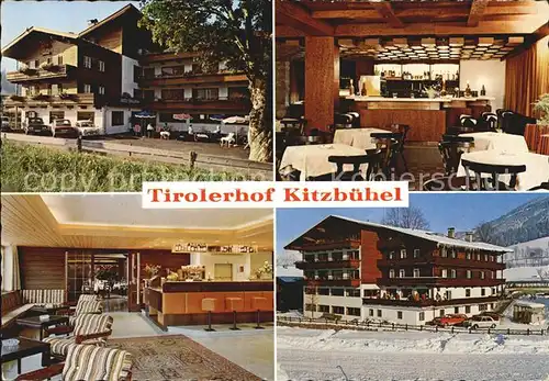 Kitzbuehel Tirol Sporthotel Tirolerhof Bar Speiseraum  Kat. Kitzbuehel