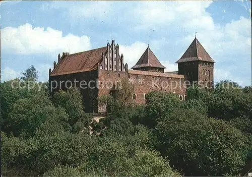 Nidzica Gotycki zamek Kat. Neidenburg Ostpreussen