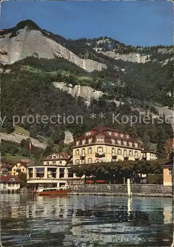 Vitznau Hotel Terminus Vierwaldstaettersee Kat. Vitznau