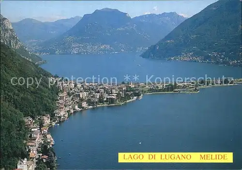 Melide Lago di Lugano Panorama