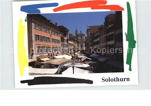 Solothurn Marktszene Kat. Solothurn