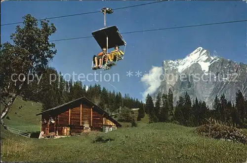 Grindelwald Bergbahn Wetterhorn Kat. Grindelwald