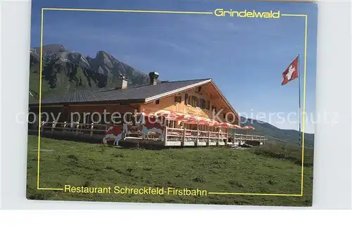 Grindelwald Restaurant Schreckfeld Firstbahn Kat. Grindelwald