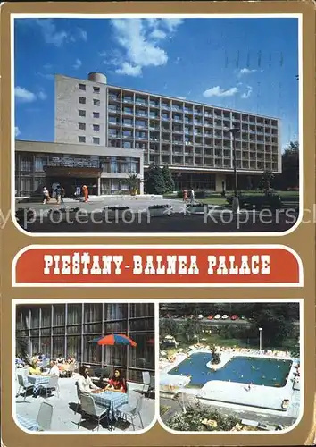 Piestany Balnea Palace Terrasse Pool Kat. Piestany
