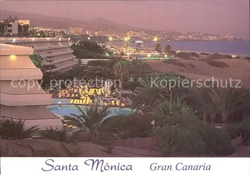 Gran Canaria Santa Monica Abendstimmung Kat. Spanien