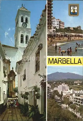 Marbella Andalucia Iglesia Playa Paseo Kat. Marbella