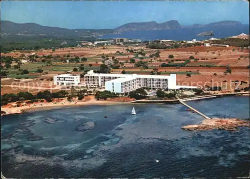 Santa Eulalia del Rio Fliegeraufnahme Hotel Argamsa Kat. Ibiza Islas Baleares