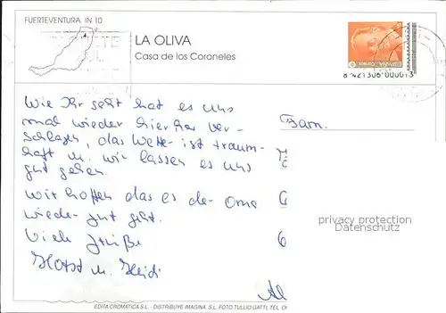 Fuerteventura Kanarische Inseln La Oliva Casa de los Coroneles Kat. 