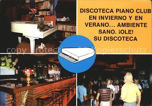 Torremolinos Discoteca Piano Club Kat. Malaga Costa del Sol