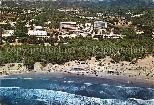 Paguera Mallorca Islas Baleares Vista aerea de sus playas Kat. Calvia