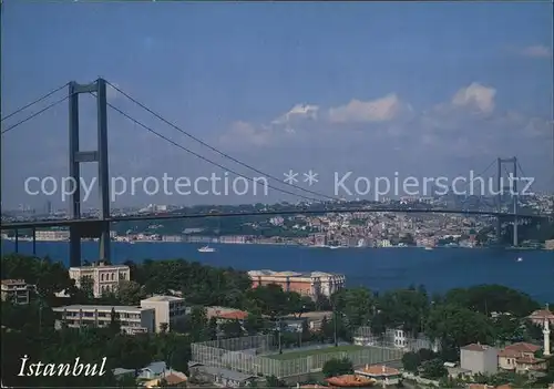Istanbul Constantinopel The Bosphorus Bridge Kat. Istanbul
