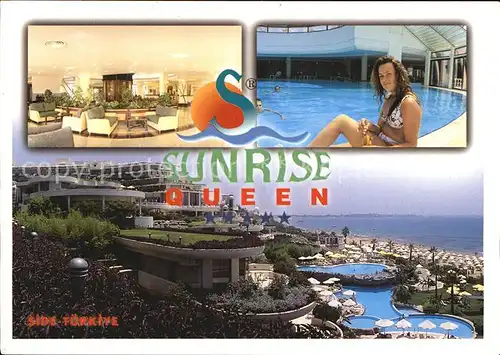 Side Antalya Sunrise Queen Hotel Gastraum Pool Kat. Tuerkei
