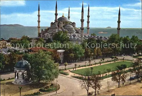 Istanbul Constantinopel Blaue Moschee und Kaiser Wilhelm II Kat. Istanbul