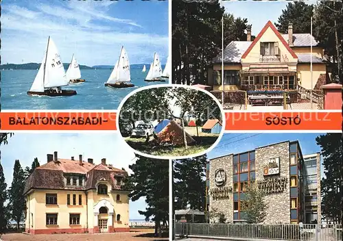 Balatonszabadi Sosto Segelboot Campingplatz  Kat. Ungarn