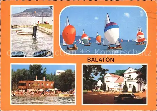 Balaton Plattensee Segelregatta  Kat. Ungarn