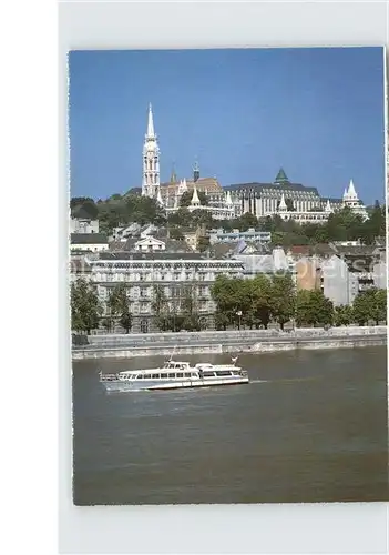 Budapest Fischerbastei Donau Kat. Budapest