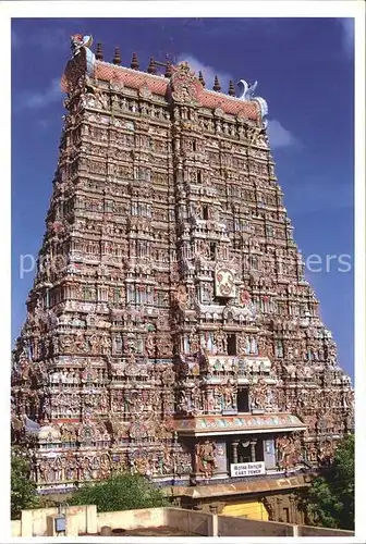 Madurai East Tower Sri Meenakshi Temple Kat. Madurai