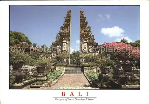 Bali Indonesien The gate of Nusa Dua Beach Hotel Kat. Bali