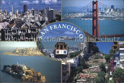 San Francisco California Stadtansichten Kat. San Francisco
