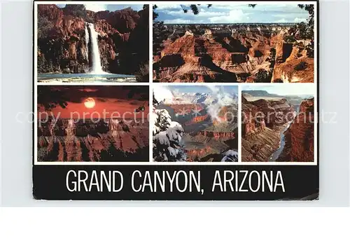 Grand Canyon Felsen Wasserfall Kat. Grand Canyon National Park